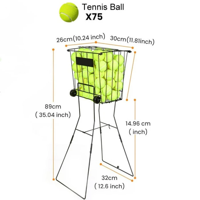 Tennisball-Aufbewahrungskorb aus Metalldraht